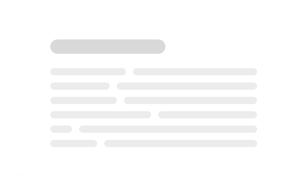 Vereinfachtes UI eines Textschnipsels.